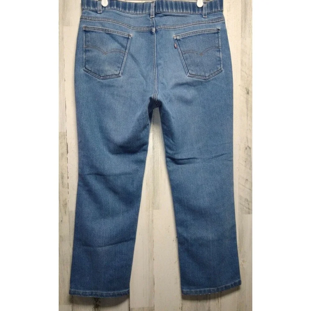 VTG 90s Levi's Action Blue Jeans 40x32 530 Button Red Tab Made in USA meas 39x29